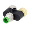 M12-M12 & M12-M8 T型耦合器
