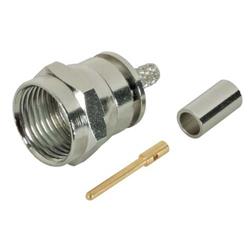 F型公头连接器，压接型，用于RG179/187的图片