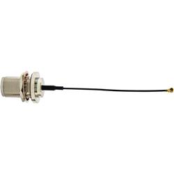 1.13mm 迷你同轴引线 , U.FL / N型穿壁式母头, 20cm的图片