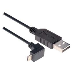 USB线缆，上角Micro B公头/直向A型公头，0.3m的图片