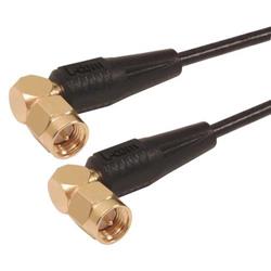 RG174同轴线缆, 90º直角式 SMA 公头 / 90°直角式 SMA 公头，1.0 ft/0.3 m的图片