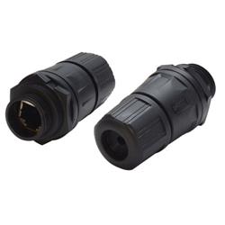 IP68级超6类RJ45直插式线缆密封接头，面板安装式，单向的图片