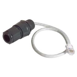 IP67等级 RJ45 直通型防水装配头, 带 RJ45接头, 14.5in/ 0.36m长的图片