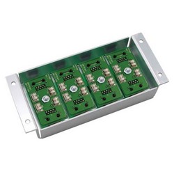 室内4端口10/100/1000 Base-T气体管6类浪涌保护器（避雷器） - RJ45的图片