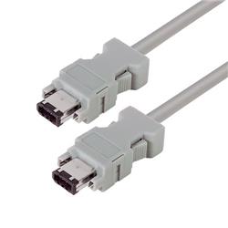 自锁型IEEE-1394火线线缆，1型公头 / 1型公头,1.0m的图片