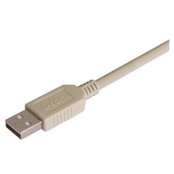 USB 2.0 特优型线缆组件, A 型公头 / A 型公头, 1.0m, 浅灰色的图片