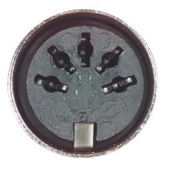 模制延长线缆，DIN 5，公头/母头，3.0ft/0.9m的图片
