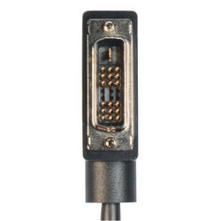 DVI线缆，DVI-D单链路，公头/公头直角式向左出线，3.0ft/0.9m的图片
