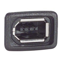 IEEE-1394火线屏蔽面板安装 耦合器，1型母头/母头的图片