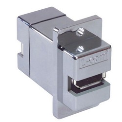 IEEE-1394火线屏蔽面板安装 耦合器，1型母头/母头的图片