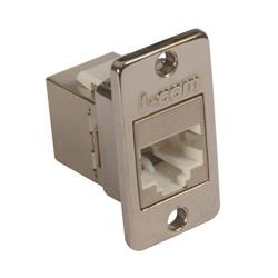 超5类微型RJ45耦合器，屏蔽，RJ45（8×8），面板安装式的图片