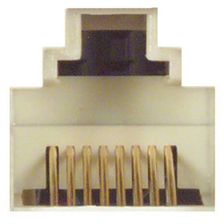 超 5 类 屏蔽式 RJ45 (8x8) 优良型面板耦合器套件的图片