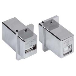 屏蔽型USB A 型母头 – B 型母头 适配器的图片