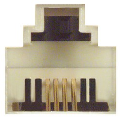 19.0in/48.2cm x 1.75in/4.4cm面板，带2个EC412F 10Base-T的图片