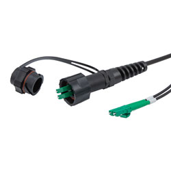 室外 SM ODVA 转双工 LC/APC，OSP 护套 5M 电缆组件的图片