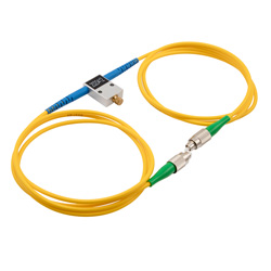 光纤可调衰减器 1-60dB, 1310 or 1550nm, FC/APC, 1M 输入输出光缆 3mm 护套的图片