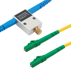 光纤可调衰减器 1-60dB, 1310 or 1550nm, LC/APC, 1M 输入输出光缆 3mm 护套的图片