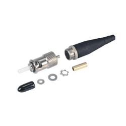 加固型商用现货（COTS）ST连接器，多模，锁定式，不锈钢，用于3毫米光纤的图片