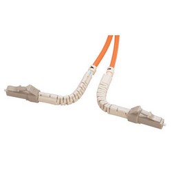 OM3 50/125，10Gig多模光纤LC/SC组件，柔性护套，1.0m的图片
