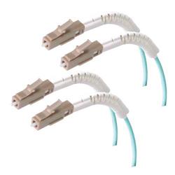OM3 50/125，10Gig多模光纤LC组件，柔性护套，1.0m的图片