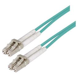 OM3 50/125 10G多模低烟无卤光缆，联夹双芯LC/联夹双芯LC，3米的图片