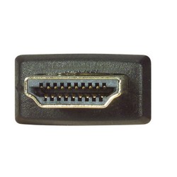 带以太网功能高速HDMI 线缆，公头/公头，黑，模塑成型，0.5米的图片
