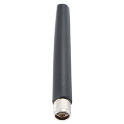 615MHz~960MHz/1710MHz~2700MHz 4G/5G全向天线，0~3.5dBi，室内/户外级，黑，带N型公头连接器的图片