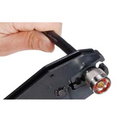 Deluxe Coaxial Crimp Tool with .068", .213", .256" and .324" Hex Die的图片