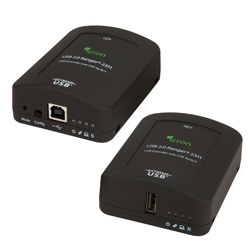 Icron USB 2.0 Ranger 2311单端口超5类（或更高级别）USB延长系统，带灵活供电，最长100米的图片