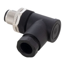 M12 8 Pin A-Code Male Right Angle Field Termination Connector, 24-20AWG的图片