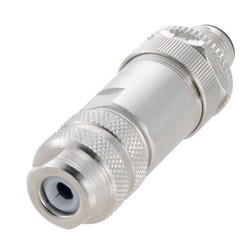 Shielded M12 8 Pin A-Code Male Field Termination Connector, 24-20AWG的图片