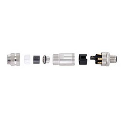 Shielded M12 8 Pin A-Code Male Field Termination Connector, 24-20AWG的图片