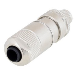 屏蔽M12 8针X编码现场端接公头连接器的图片