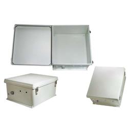 防风雨NEMA 3R外壳 ，18.0in/45.7cm x 16.0in/40.4cm x 8.0in/20.3cm的图片