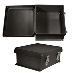 12×10×5英寸（30.5×25.4×12.7厘米）UL®认证工业级防风雨NEMA接线盒，黑色的图片