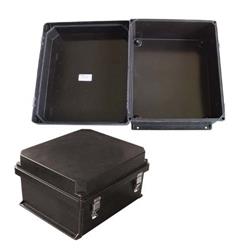 14×12×7英寸（35.6×30.5×17.8厘米）UL®认证工业级防风雨NEMA接线盒，黑色的图片