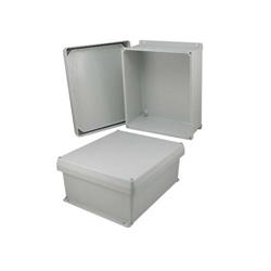 14×12×6英寸（35.6×30.5×15.2厘米）UL®认证工业级NEMA-4X防风雨接线盒，仅接线盒本身，带角部固定螺丝的图片