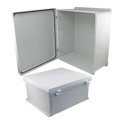 18×16×8英寸（45.7×40.6×20.3厘米）UL®认证工业级NEMA-4X防风雨接线盒，仅接线盒本身，带非金属合页连接结构的图片
