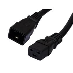 Server/PDU Power Cord - C20 to C19 - 20 Amp - 2 FT - Black的图片