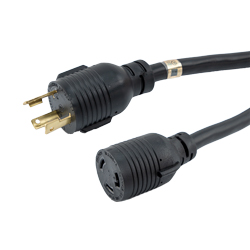 NEMA L5-30P/L5-30R延长线，30A，125V，3英尺（0.9米）的图片