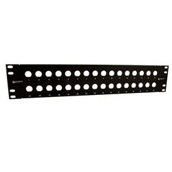 3.50" Panel (Black), 32 0.630" D-Holes的图片