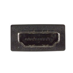 3.5×19英寸（8.9×48.3厘米）高DMI配线架，带32个HDMI母头/母头耦合器的图片