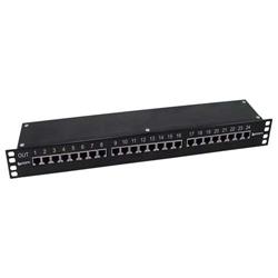 19英寸（48.3厘米）架装24端口5类10/100Base-T避雷器与浪涌保护器，RJ45的图片
