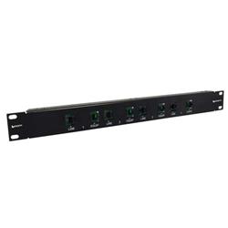 19英寸（48.3厘米）架装4线高功率电话/DSL/T1避雷器与浪涌保护器，RJ11插座的图片