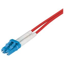 9/125单模光缆，双芯LC/双芯LC，红，10米的图片