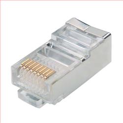 屏蔽式水晶头, RJ45 (8x8), 单排的图片