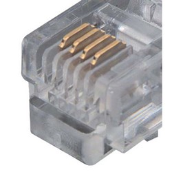反向延长线缆RJ11（6X4），公头/母头，10.0in/25.4cm的图片