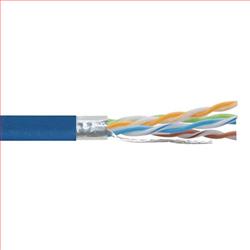 Cat6A F/UTP Dual Rated CM-LSZH 28AWG 4-Pair Stranded Slim-Line Blue, 1KFT的图片