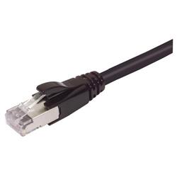 特优型超6类线缆，RJ45/RJ45，黑，25英尺（7.6米）的图片