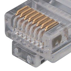 屏蔽6类线缆，RJ45/RJ45，低烟无卤外被，10英尺（3米）的图片